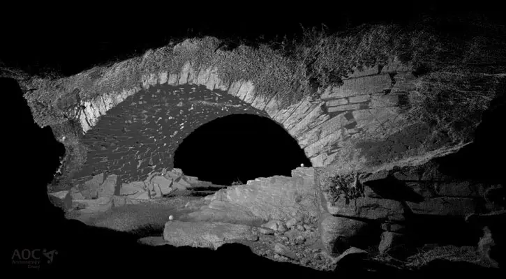 A computerised image of Achlain Bridge